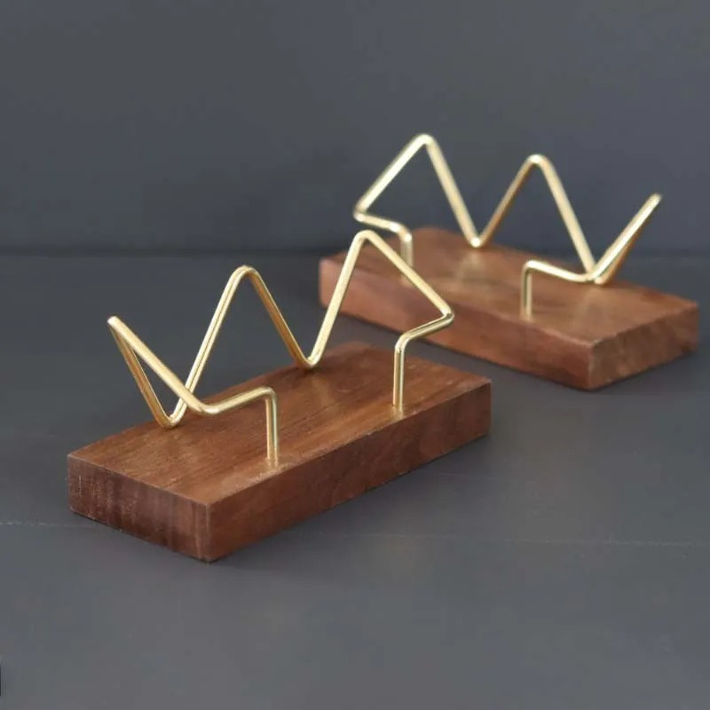 Woodworking School - 木製名刺入れ,名刺入れ,オフィス装飾,学校や仕事,デスクアクセサリー