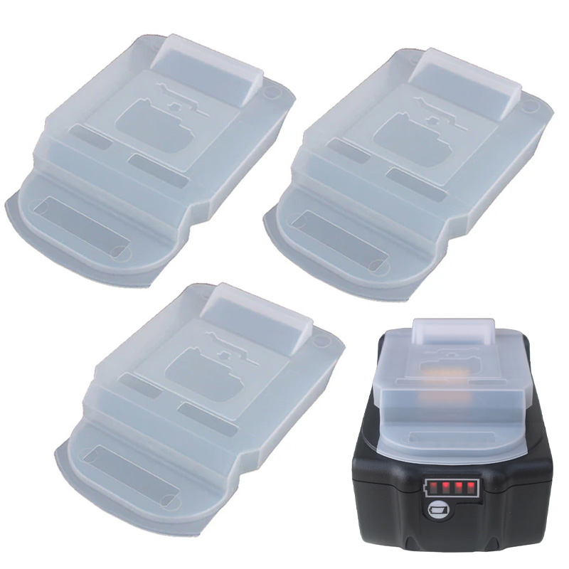 Woodworking Face Shield - マキタ用シースカバー,1/2/3ピース,14.4V 18Vバッテリー用保護カバー