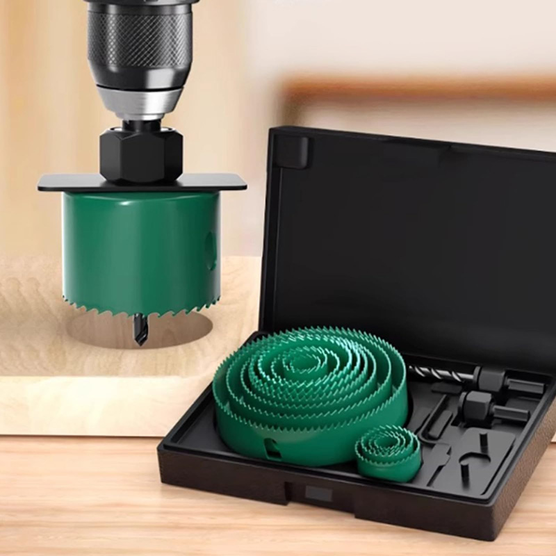 Woodworking Man - 19/8/5個入り 19-127mm ホールソー切断セット ソーカップ 木工用クラウンドリルビット 鋭い刃