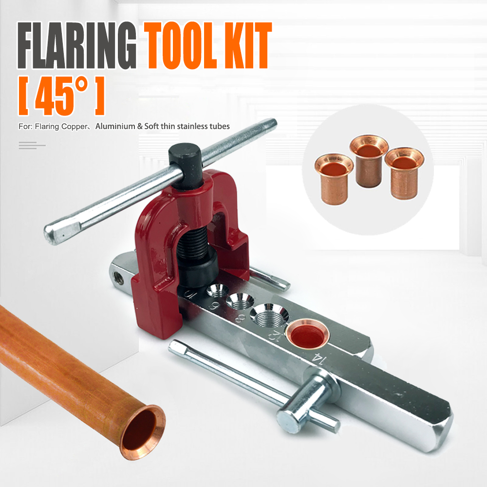 Woodworking Youtube - チューブカッターフレアツールキットチューブエキスパンダー拡張マウスパーツパイプカッターリーマーデバイス銅管フレアツール