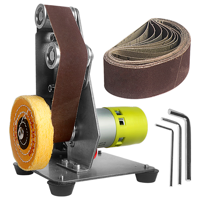 多機能ミニ電動研磨ベルト,サンドペーパー研磨機,DIYカッタ - Woodworking Asmr のレビューと価格