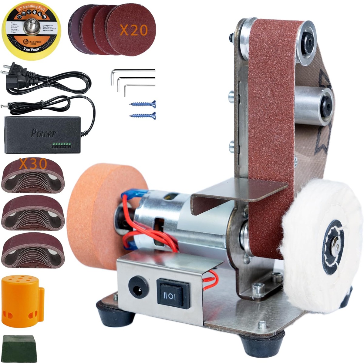 110V/220V ミニ電動ベルトサンダー DIY 研磨研削 - Woodworking Asmr のレビューと価格