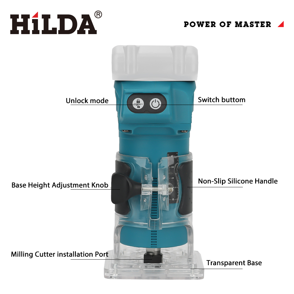 HILDA 電動トリミング木工トリミングマシン ブラシレス多 - Woodworking Asmr のレビューと価格