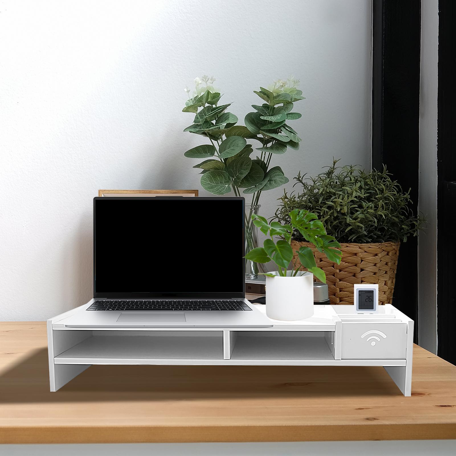 オフィス整理用モニターライザー 3段デスクオーガナイザーシェ - Woodworking School のレビューと価格