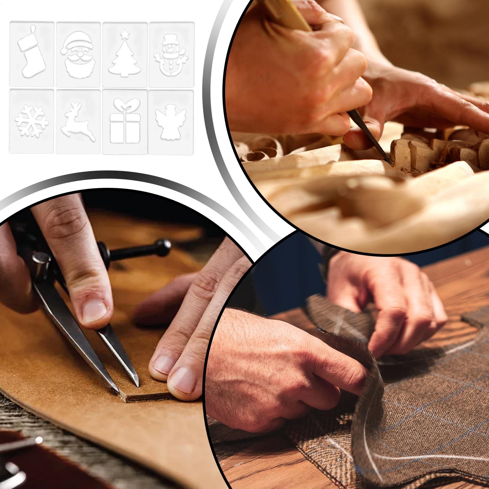 クリスマスステンシル ポータブル木工ステンシル ホリデー木工 - Woodworking Man のレビューと価格