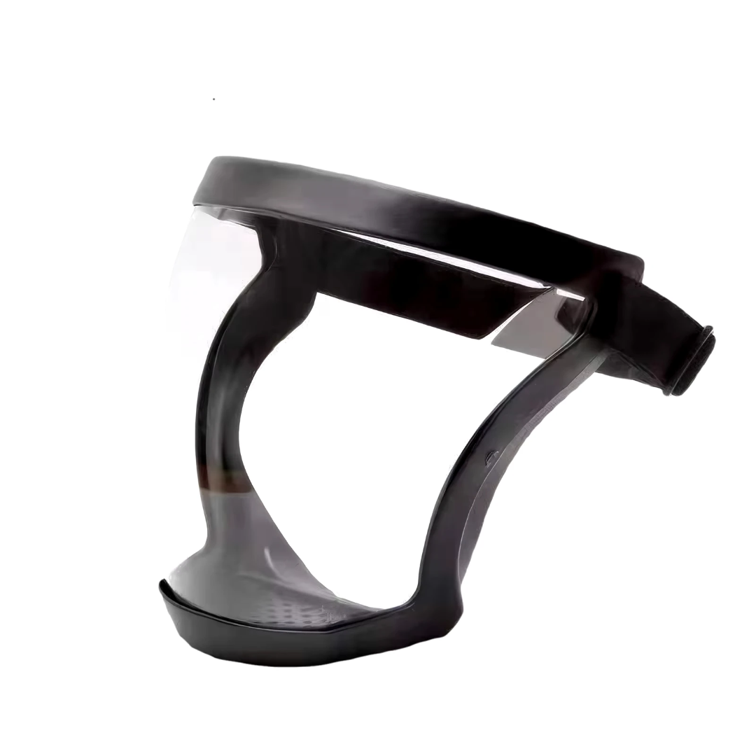 調節可能なバックル付きフルフェイス透明保護マスク - 作業や - Woodworking Face Shield のレビューと価格