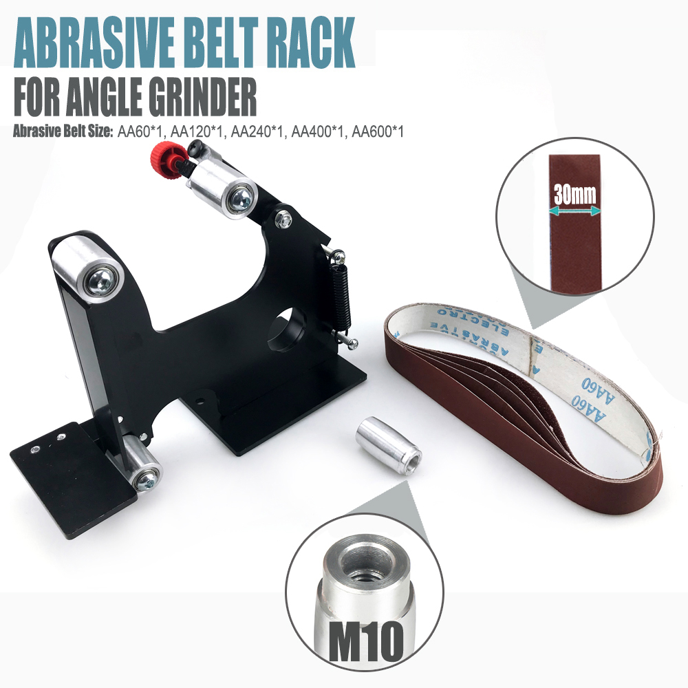 多機能アングルグラインダーサンディングベルトアダプタ 100 - Woodworking Asmr のレビューと価格