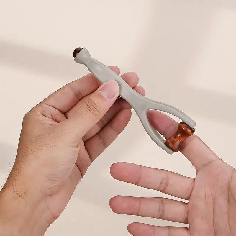 *1PC ハンドマッサージローラー 木製フィンガーセラピーツ - Woodworking Therapy のレビューと価格