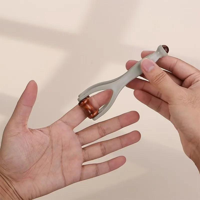 *1PC ハンドマッサージローラー 木製フィンガーセラピーツ - Woodworking Therapy のレビューと価格