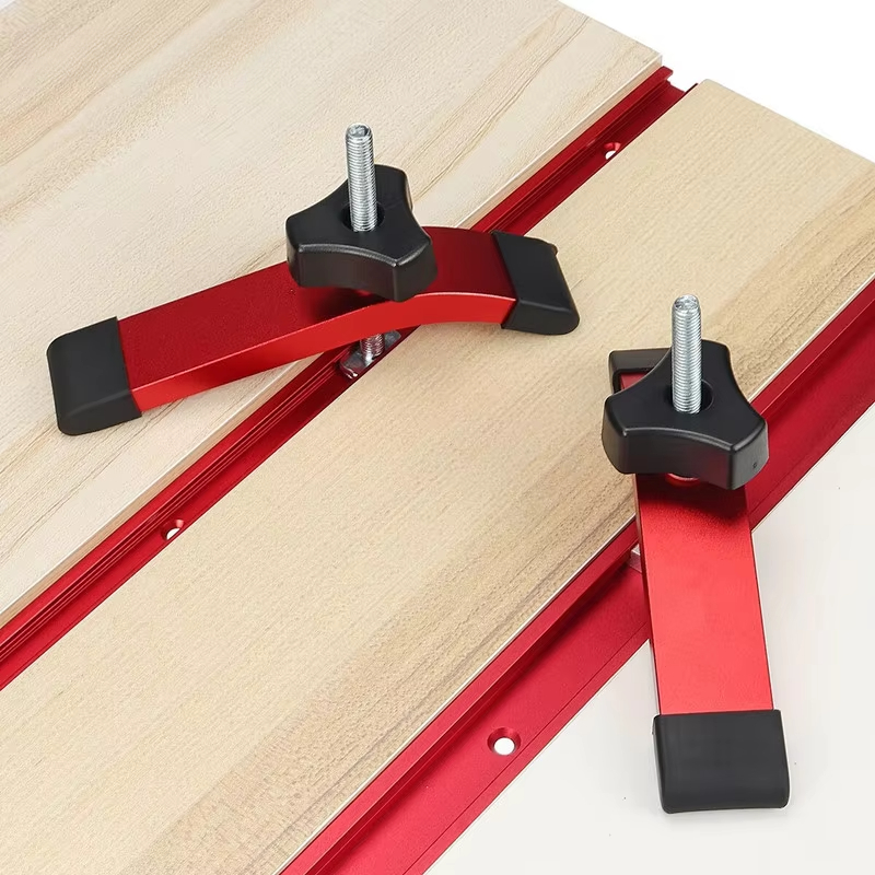 1/2 個の速効性ホールドダウンクランプアルミプレスプレート - Woodworking Man のレビューと価格