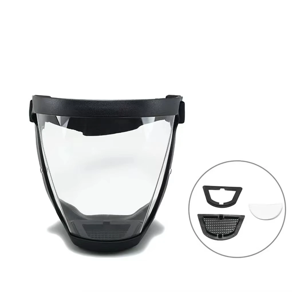 透明フェイスプロテクター、作業用超保護フェイスシールド、雑草 - Woodworking Face Shield のレビューと価格