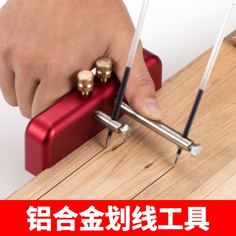 アルミ合金製木材マーキングゲージ ダブルバー スクライビング - Woodworking Workshop Layout のレビューと価格