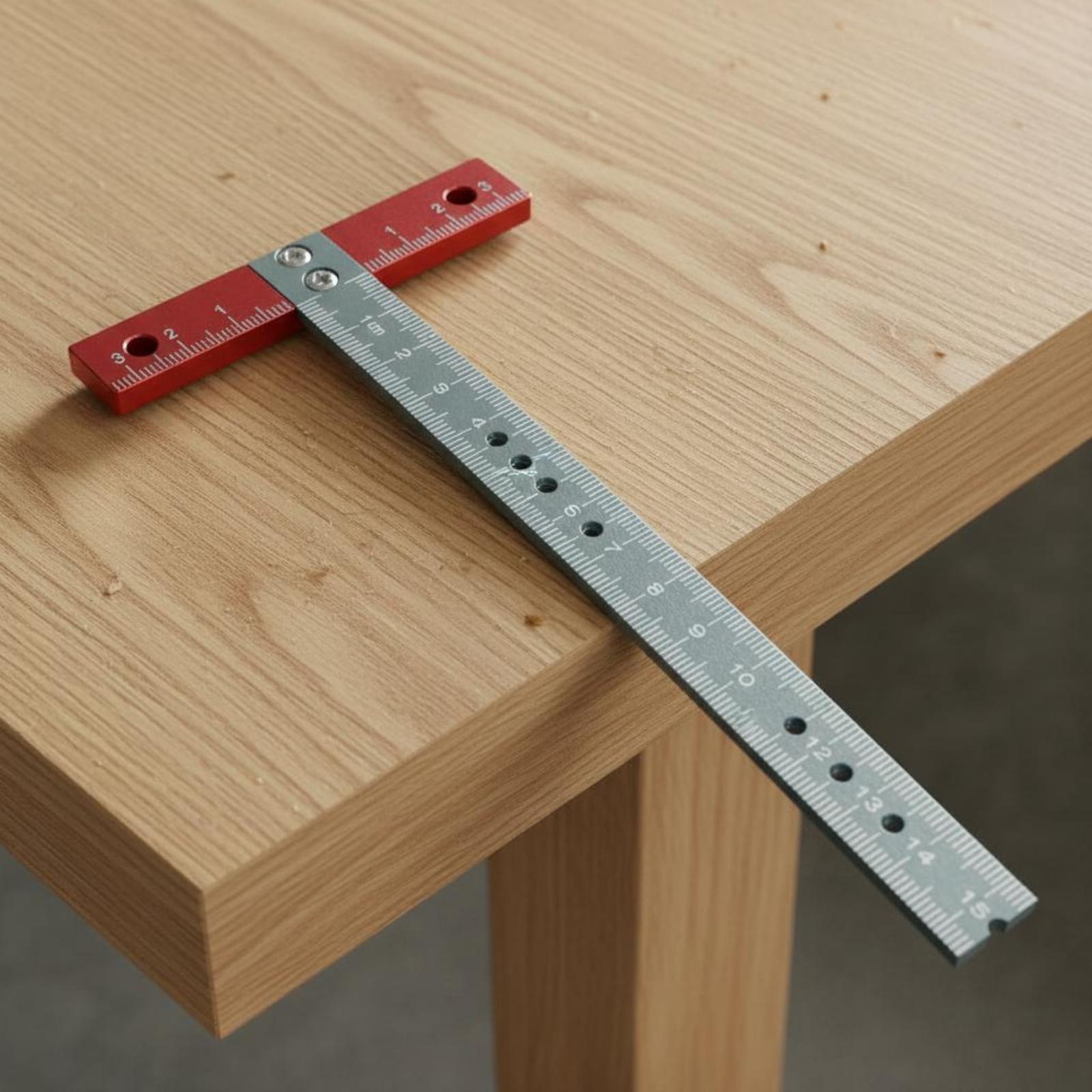 T型定規 正確なマーキング アルミニウム製T型精密レイアウト - Woodworking Workshop Layout のレビューと価格