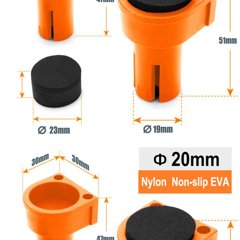 20mm 19mm ナイロン製デスクトップ木工ベンチドッグ、 - Woodworking Workshop Layout のレビューと価格