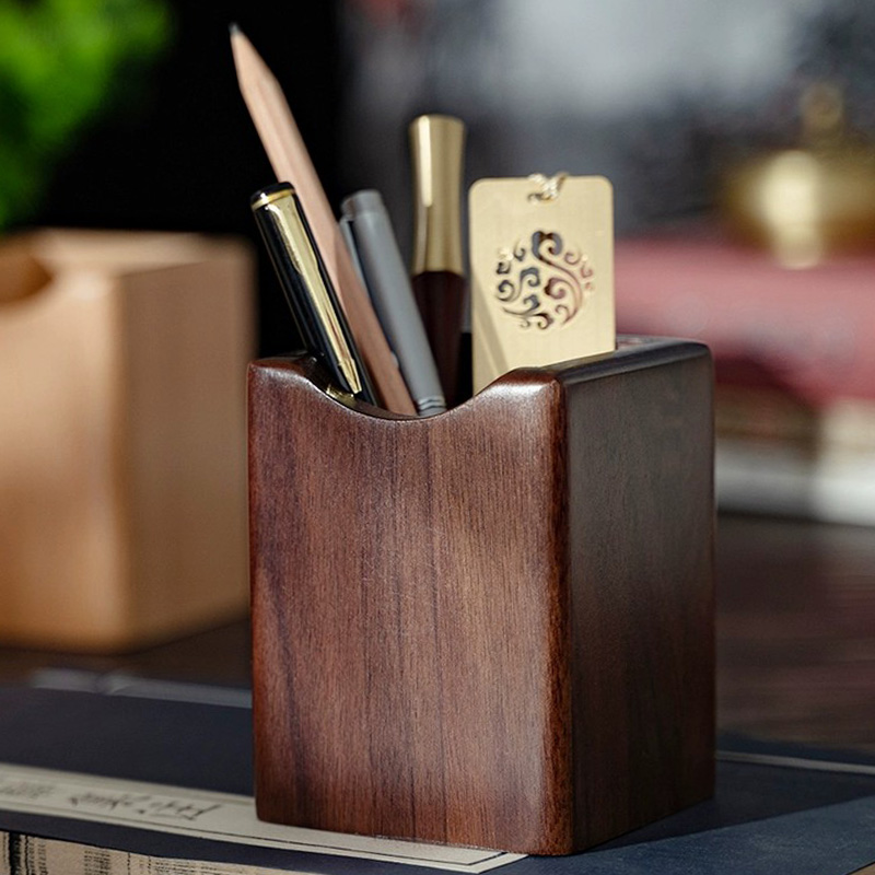天然のウォールナットペンホルダー,木製インク収納ケース,ライ - Woodworking School のレビューと価格