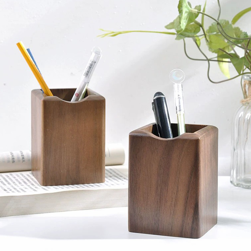 天然のウォールナットペンホルダー,木製インク収納ケース,ライ - Woodworking School のレビューと価格