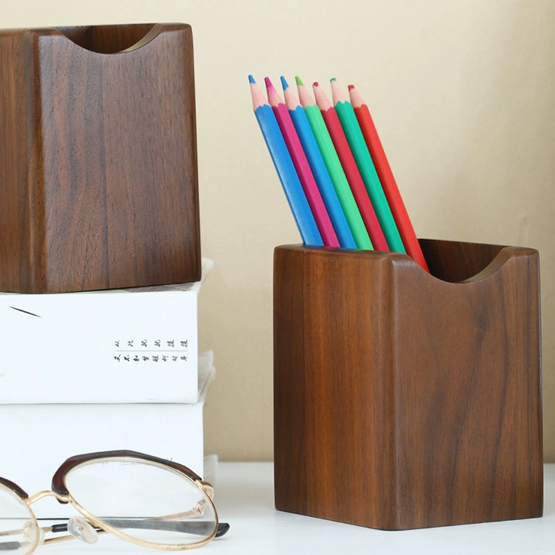 天然のウォールナットペンホルダー,木製インク収納ケース,ライ - Woodworking School のレビューと価格