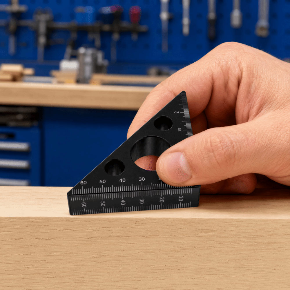 アルミ合金三角定規厚みのあるデザイン45/90度レイアウト測 - Woodworking Workshop Layout のレビューと価格