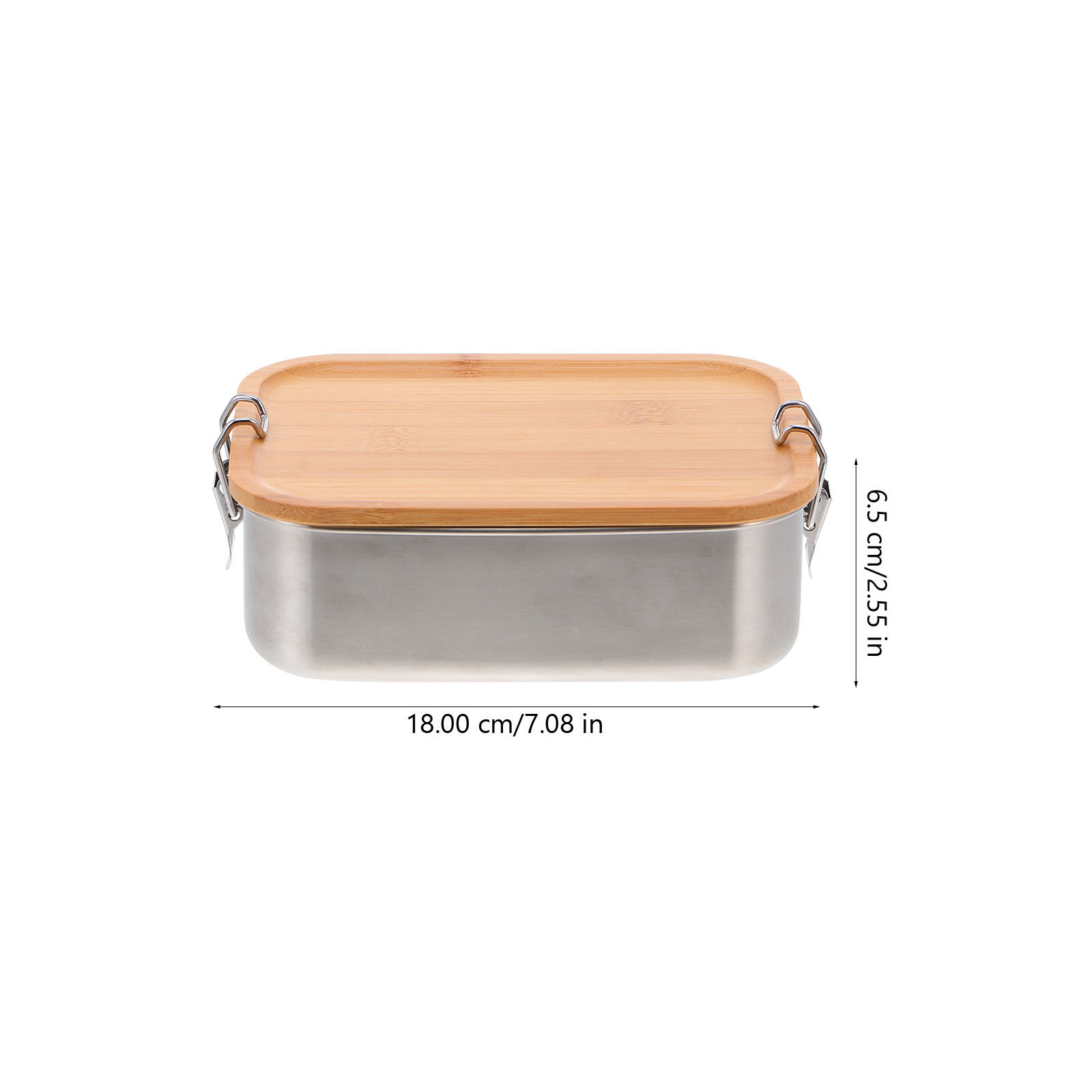 1個入り ステンレス製弁当箱 木製蓋付き 漏れ防止 大容量  - Woodworking School のレビューと価格