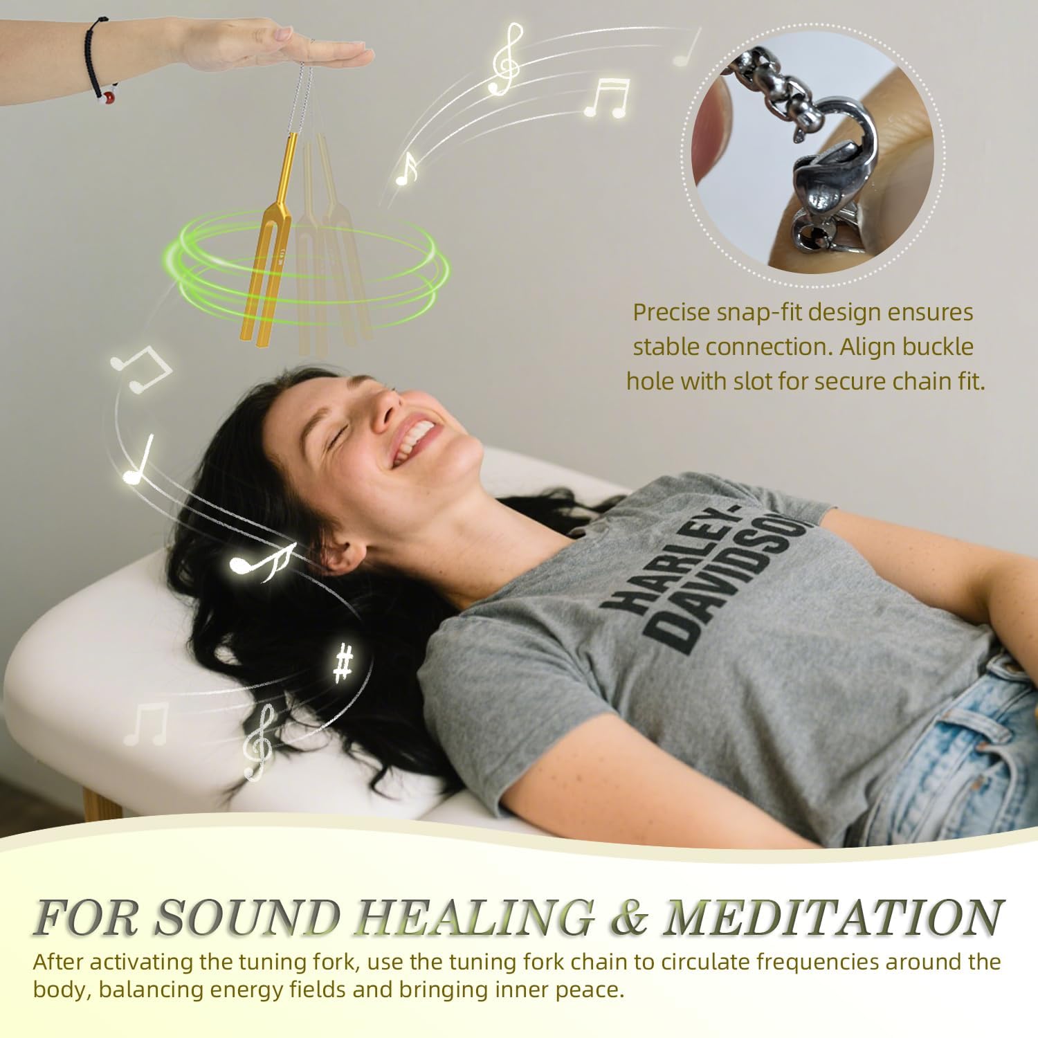 9 個の無重力音叉セットマルチカラーチャクラソルフェジオ音叉 - Woodworking Therapy のレビューと価格