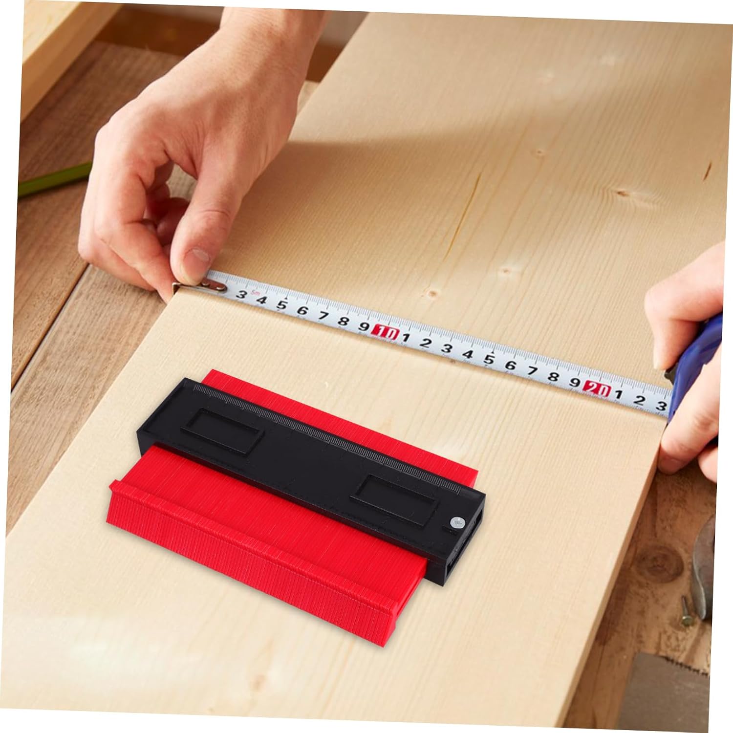 プロファイル輪郭ゲージ、ラインコピーカッター、定規、切断テン - Woodworking Man のレビューと価格