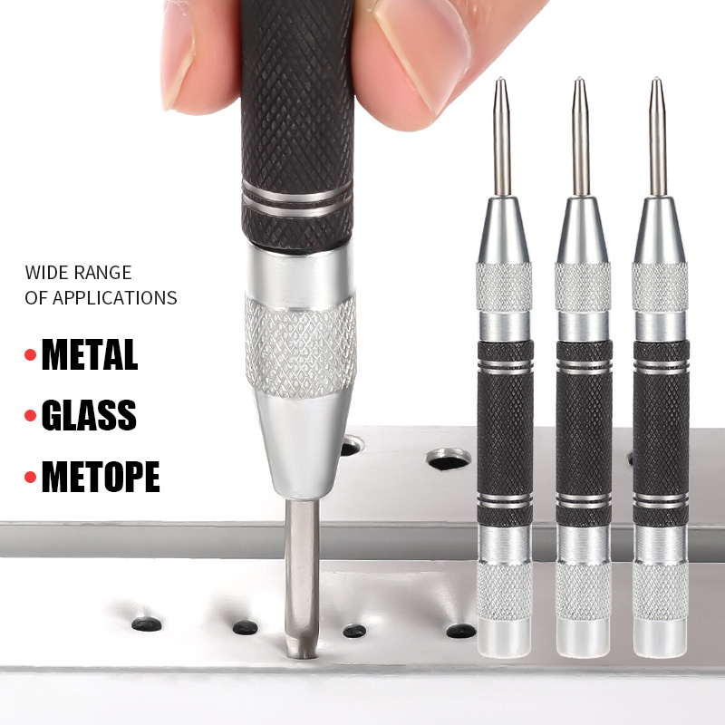 自動センターパンチ 一般自動パンチ 木工用金属ドリル 調整可 - Woodworking Man のレビューと価格
